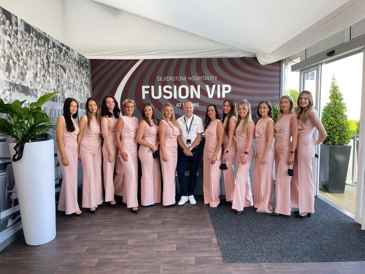 event staff for British Grand Prix at Silverstone