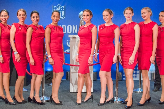 Event staff at The NFL London